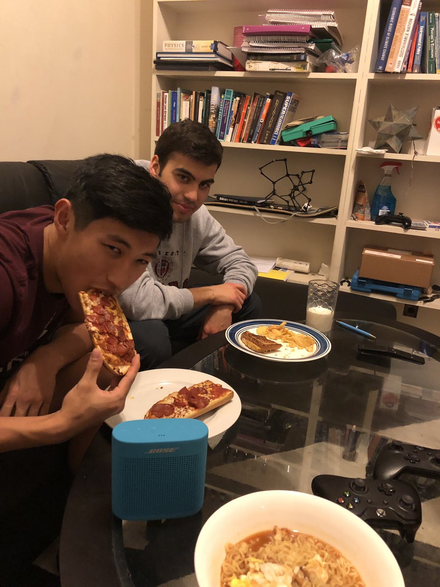 Therealspeho's tweet photo. The great triumvirate #grilledcheesepizzaramen https://t.co/yWyrnTK6Nn
