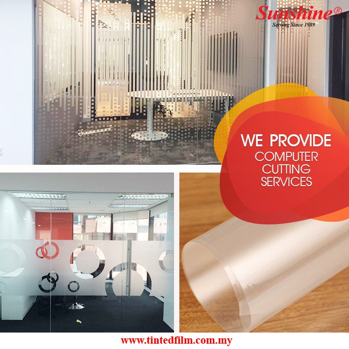 SSWindowFilm's tweet image. Besides all window film products, we provide computer cutting and installation services too. Custom made computing cutting designs are available. Contact us today and we will have assist you further. Call us at 03 8062 3891 or FB message!
