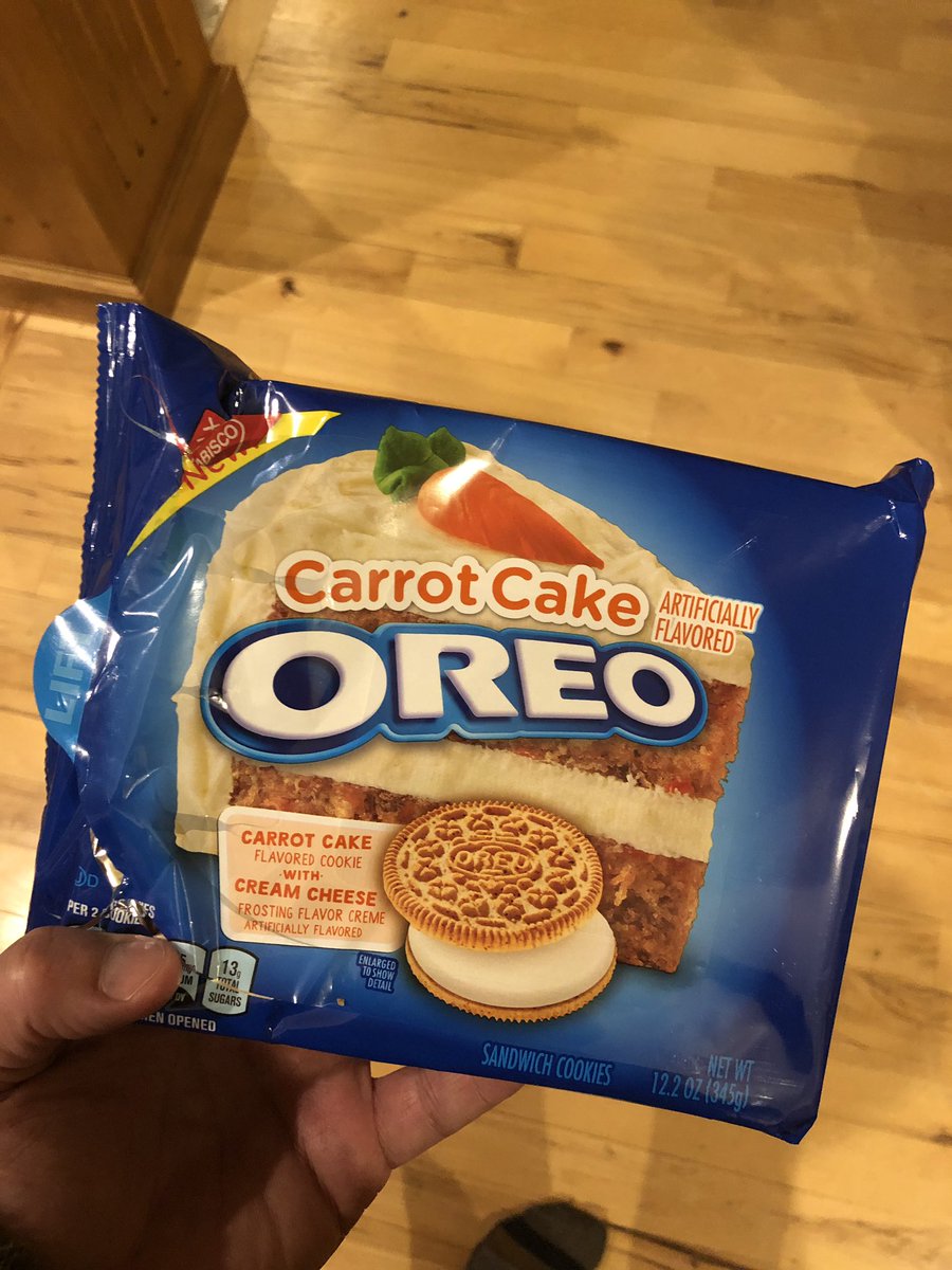 TorryJay's tweet photo. @MeatSauce1 pretty good, worth a try. I think it was you that said you liked Carrot cake.  However, if you’re trying to cut back on sweets, then probably not. https://t.co/pZVLKy462d