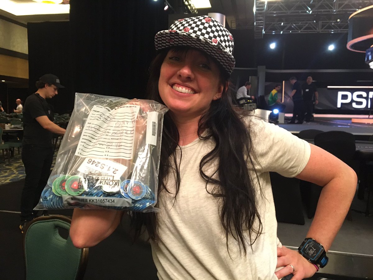 Made my first ever day 4 and I’ve already more than doubled my Hendon Mob! Lol. 660k coming back to 50kbb. I’m very confident in my short stacked game. No reason we can’t win it! @mkonnikova @CardsChat @PokerStarsLIVE #PSPC