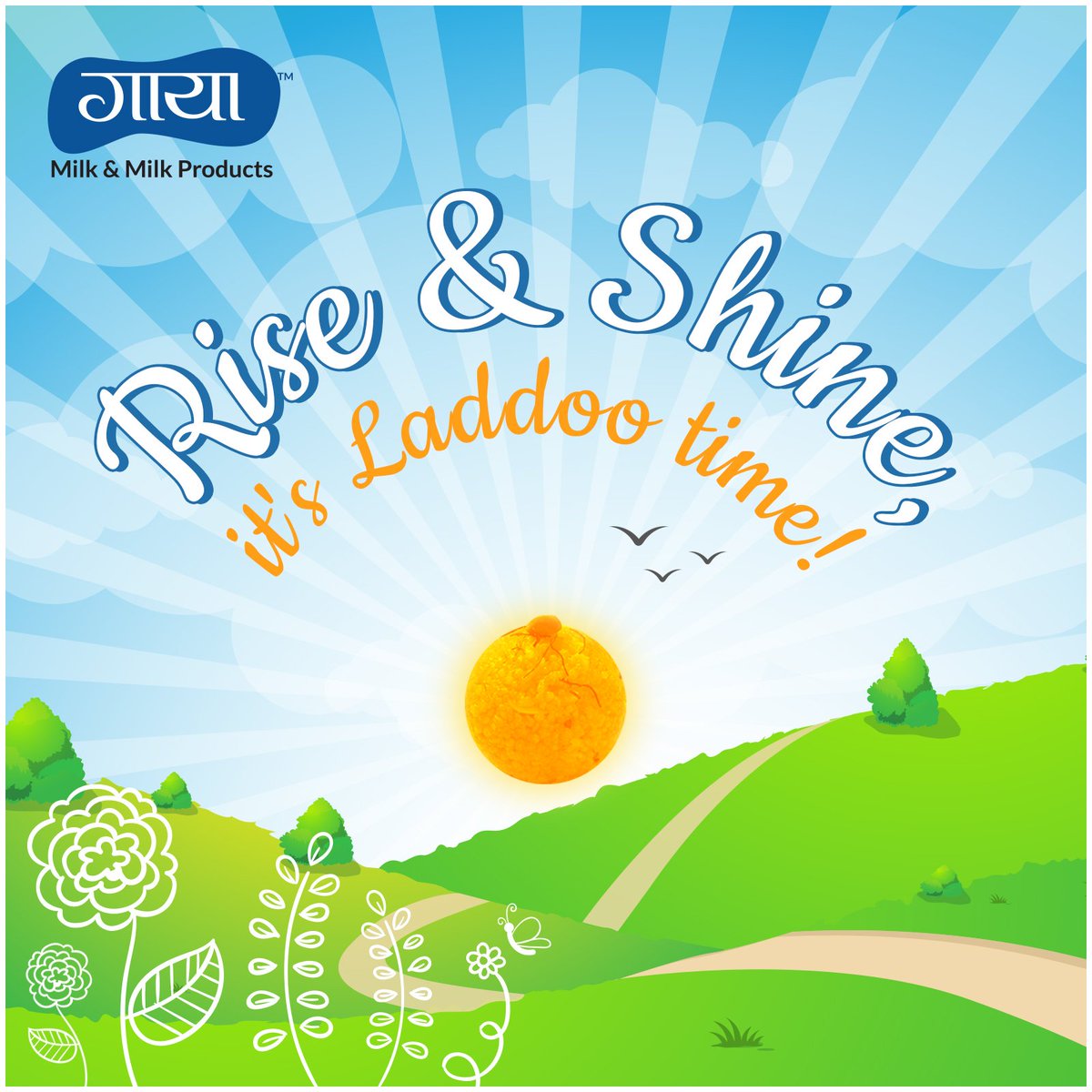GaiaDairy's tweet photo. Roses are Red, Mornings are Hard. Forget the Morning Blues &amp; Eat some Laddoos!

#WednesdayMotivation #MorningMotivation #laddoos https://t.co/19c9tb0Mfb