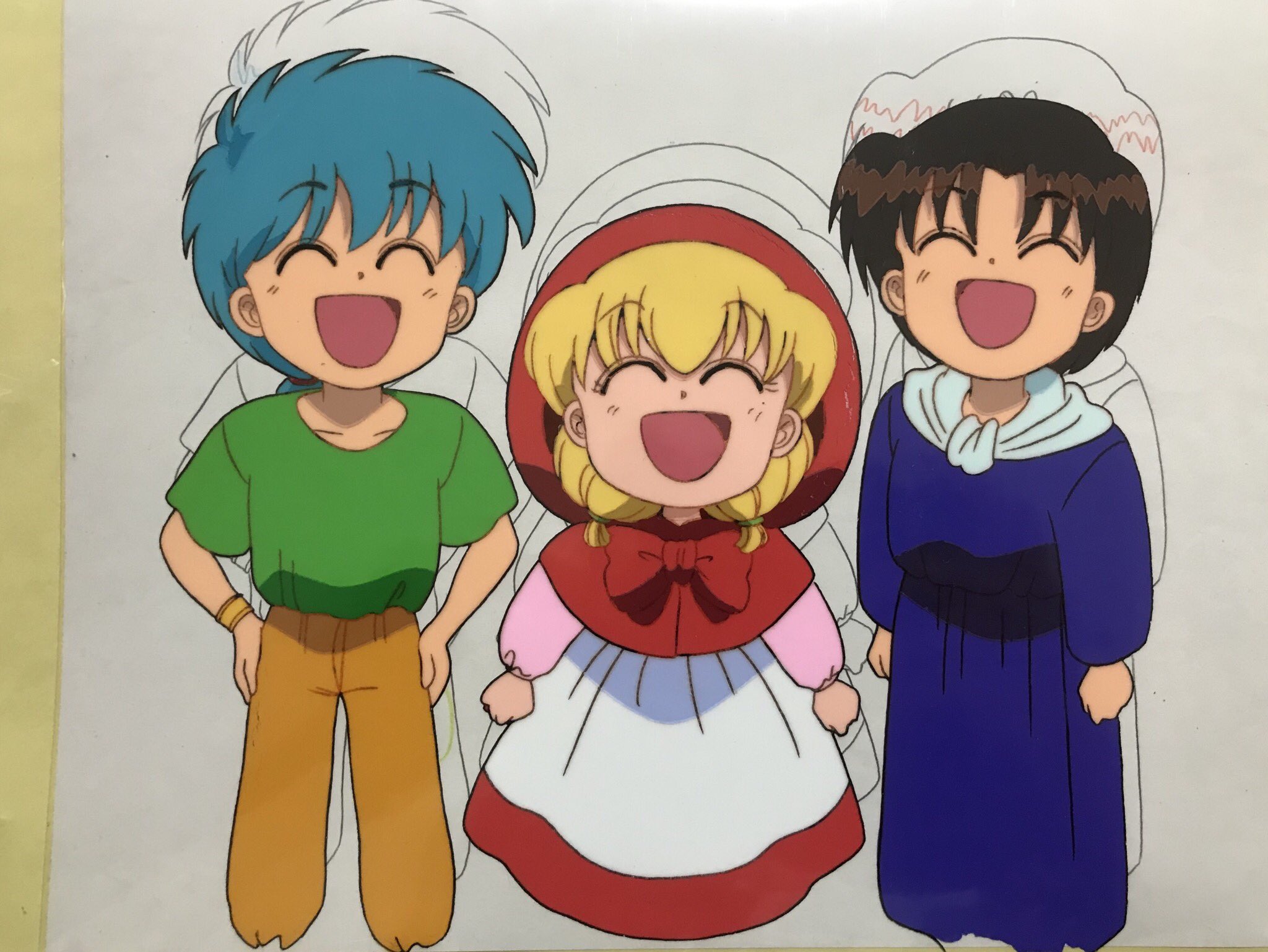 赤ずきんチャチャ 動画&背景付き セル画 アニメセル画 背景付き