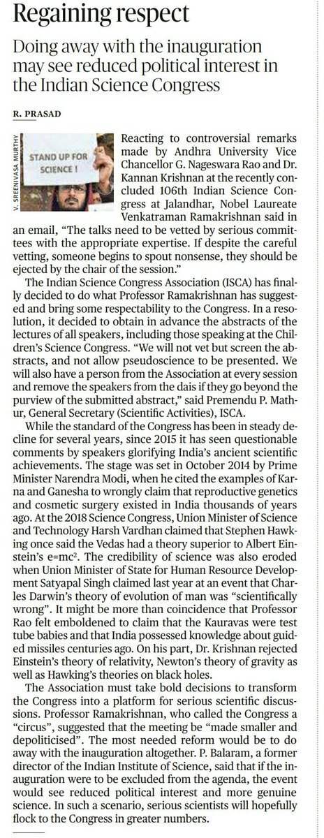 malikmjd36's tweet image. The 106th edition of ISC! 
#ISCatLPU #ThinkBIG #IndianScienceCongress