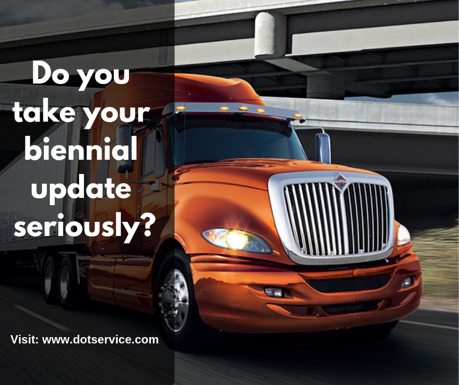 DOT_Service1's tweet photo. Do you take your #BiennialUpdate seriously? We say never forget to do it regularly. For more info on this visit us at #DOT Service right now!

Visit Website:- https://t.co/6AsbVapEwB

#DOTService #BiennialServices #BiennialStatus #UCR #Fleet #FMCSA #Trucks #TruckDrivers  #UCR2019 https://t.co/a9aW3Fte1w