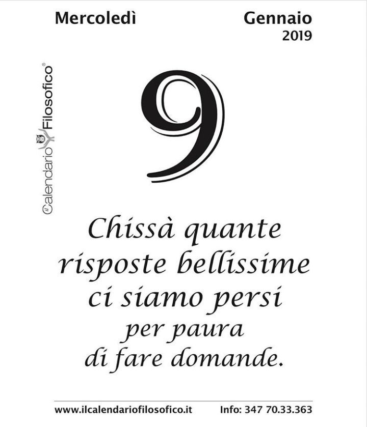 Susanna Giannelli Grazie Isabella Seguo Su Instagram Il Calendario Filosofico