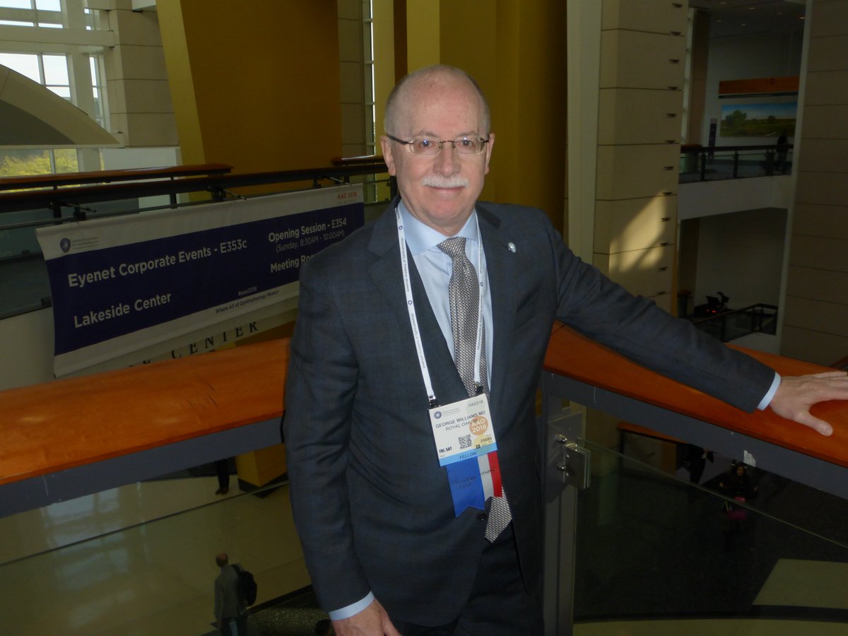 Dr Williams:: "I have had the privilege of visiting China on two occasions, and frankly: I’m impressed. I think that the Chinese in areas such as understanding myopia, sophisticated anterior and posterior segment surgeries – they have a lot to offer the world" #IOT #AAO2018
