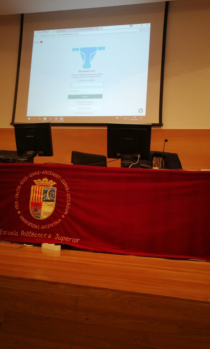 bitSMASH_'s tweet photo. Esta mañana hemos realizado el ensaño para la presentación del viernes día 11 en el Salón de Actos de la @EPSAlicante, el viernes os diremos el link para poder seguir la presentación en streaming. #ToroProject #Bitsmash #ABP https://t.co/JGjGLVS1iT