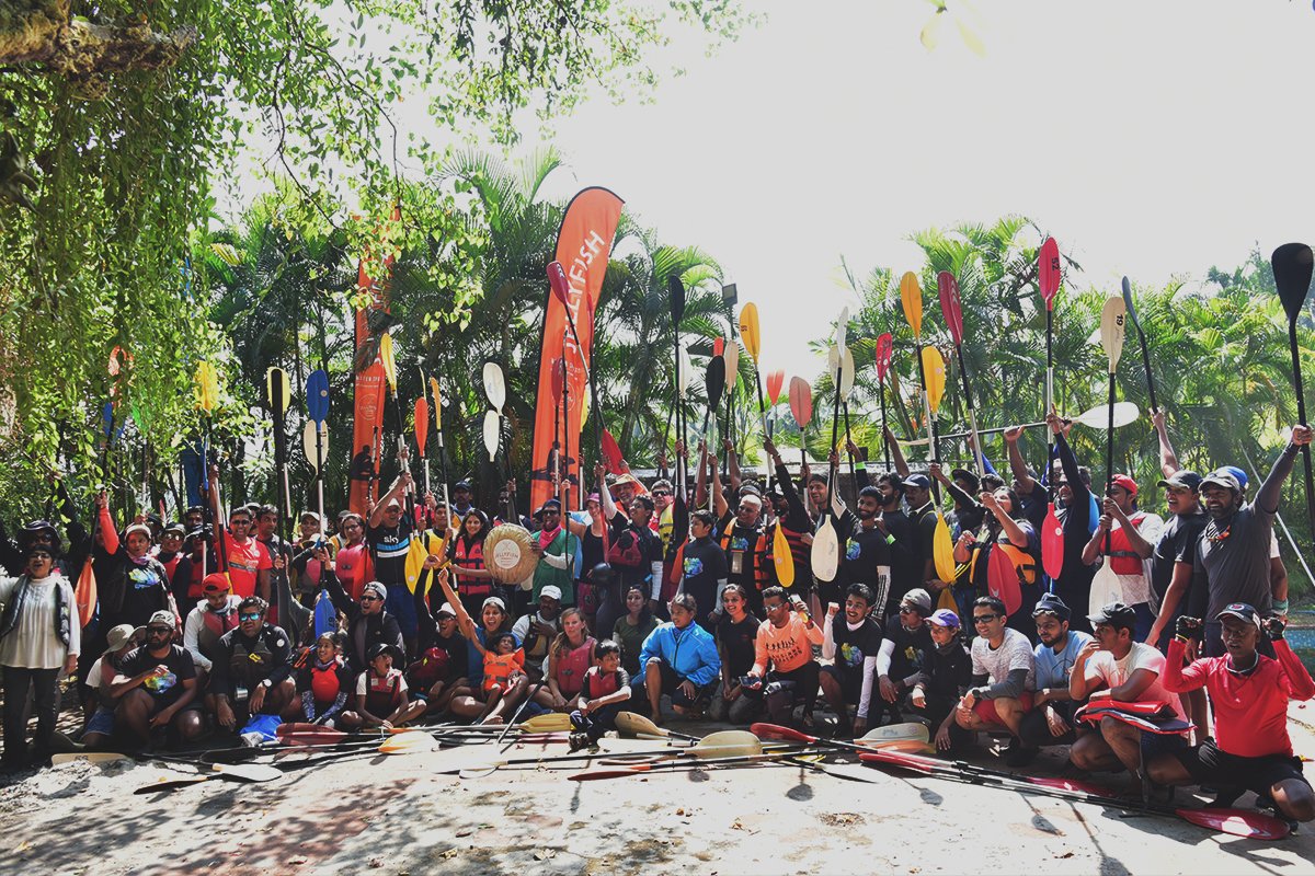 KeralaTourism's tweet photo. Highlights from the second edition of the Muziris Paddle; a two-day kayaking, stand-up paddling, and sailing event which was held in Kochi to promote the usage of waterways for eco-tourism. https://t.co/FXHvRgVqBb