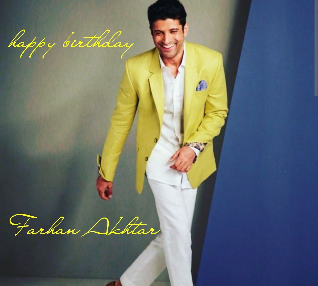 Happy birthday to most astounding talent of bollywood....      akhtar birthday 