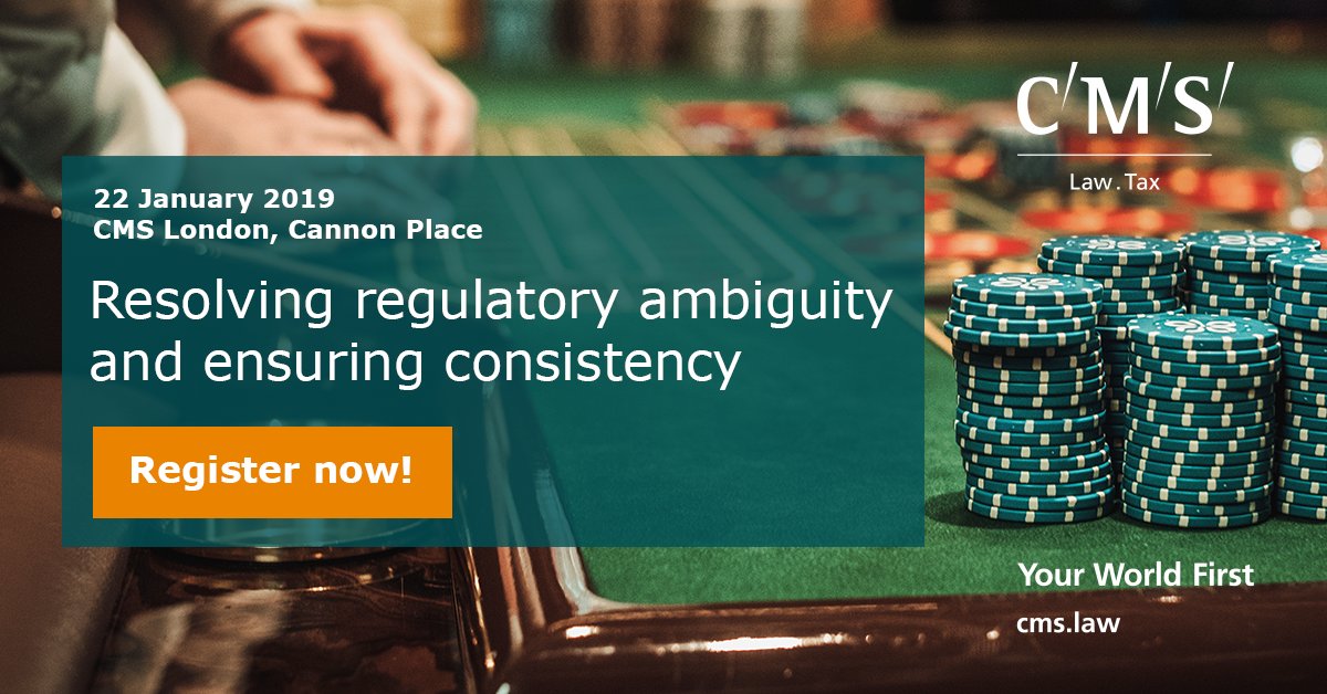 CMS_law's tweet photo. Don’t miss our annual #CMSGamblingConference on 22 January where we’ll hear from a panel of GCs including @LivBie and GCs/Legal Directors from @GamRegGB, @therankgroup and @GVCHoldings. Register here: https://t.co/HlWsYXmuXi https://t.co/93RTtgA2nX