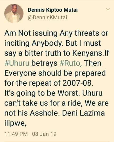 Patrickadera2's tweet photo. @FredMatiangi @DCI_Kenya @JBoinnet @UKenyatta @WilliamsRuto this is unacceptable have this guy arrested https://t.co/lppP6Aq3Jb