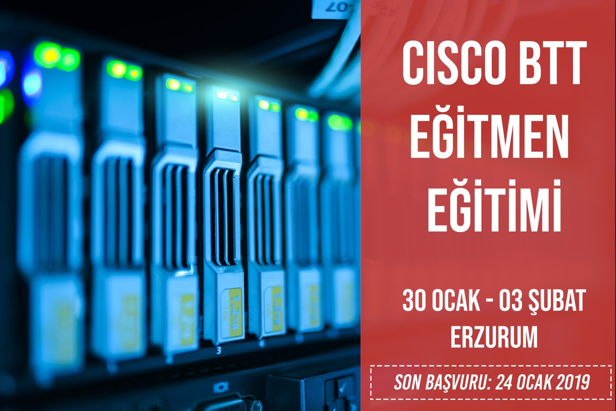 📢 Habitat Cisco Networking Academy BTT Eğitmen Eğitimi başvuruları başladı!

📍 #Erzurum
📌 Son Başvuru: 24 Ocak 2019
🔗 habitatdernegi.org/haber/habitat-…