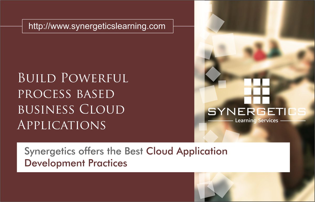 synergetics1's tweet image. Build Strong & Robust Cloud Applications for Business!
#cloudapplicationdevelopmentservices #cloudservices #cloudapplications #businesscloudapplications #synergeticslearning
Know more: synergetics-india.com/Practice-playb…