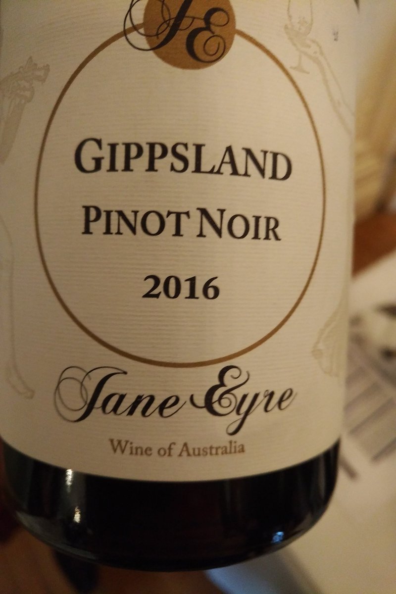 AnneInVino's tweet photo. In a universe of #Burgundy #bourgogneweek and swirling clouds of #PinotNoir here a heartbreaking blast from #Gippsland @JaneEyreWines -long love global #Pinot ! https://t.co/7up4YLk1Jc