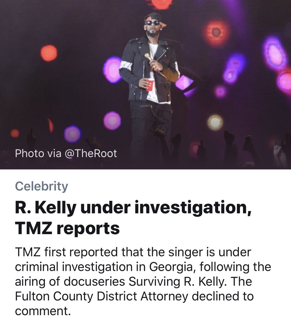 PureVolumeMedia's tweet image. {ARE WE SURPRISED!?}. R. Kelly under investigation, TMZ reports