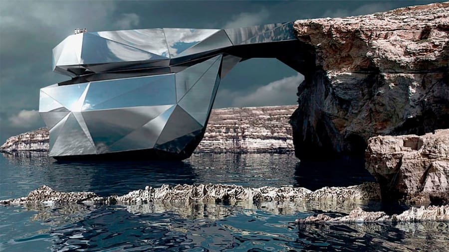 cnni's tweet photo. Malta's spectacular Azure Window collapsed back in 2017. Now one architect wants to put it back -- sort of: https://t.co/a8SoCoGDng https://t.co/CoMrWGMW4G