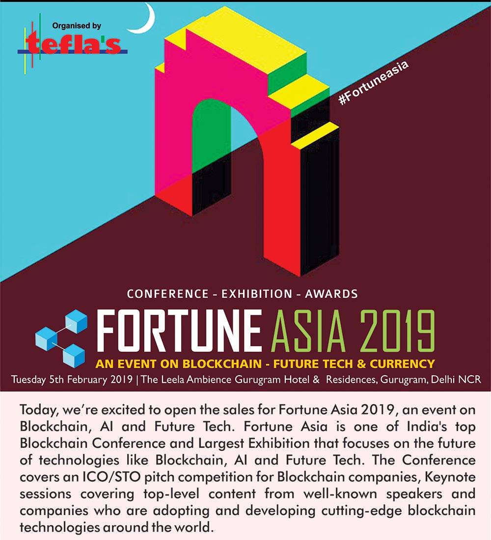 Just Released: Tickets For Fortune Asia 2019, An Event On Blockchain, AI and Future Tech - *|fortuneasiaevent.com|*