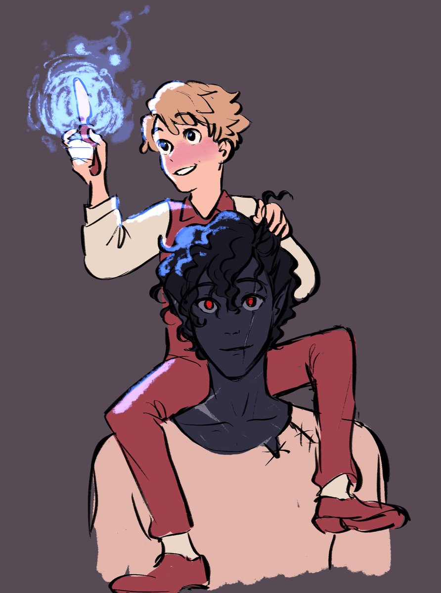 starrycove's tweet photo. Monty got a new little commander and his first order of action was a piggy back ride iwhrwrfjn #vixennova #gjwhc https://t.co/ymEUqmHCly