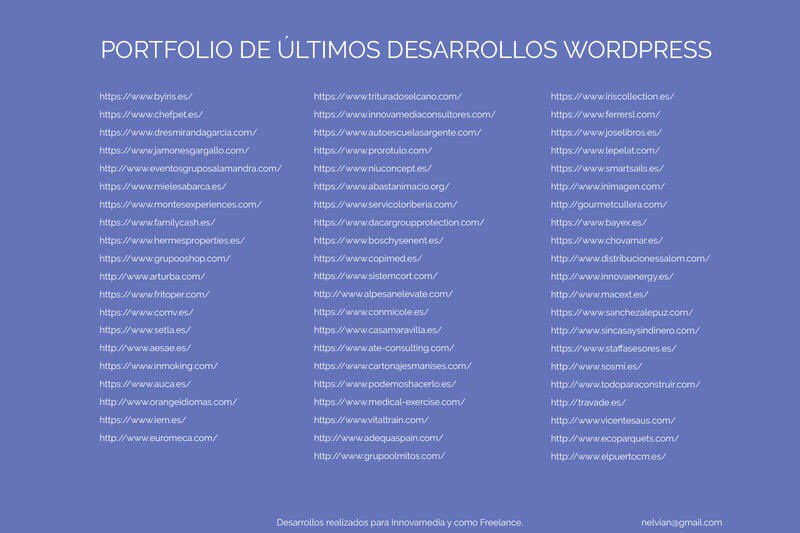 likeatxom's tweet photo. Proyectos de #desarrolloweb #WordPress que he creado estos últimos 3 años.
#paginasweb #WooCommerce https://t.co/QzQh5HpLRj