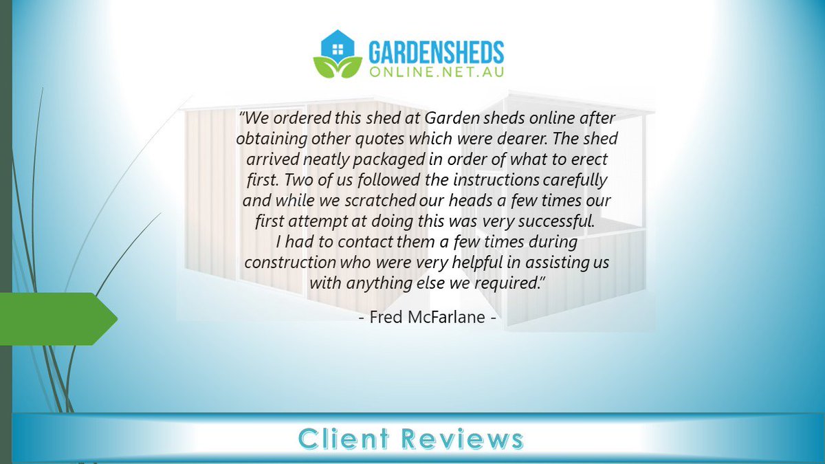 OnlineSheds's tweet photo. We are happy to serve you Fred 😊

https://t.co/eMQqZZobnD

#productreview #gardensheds #bestsheds #shedsonline #gardening #storagesheds https://t.co/dMyeU71OtI