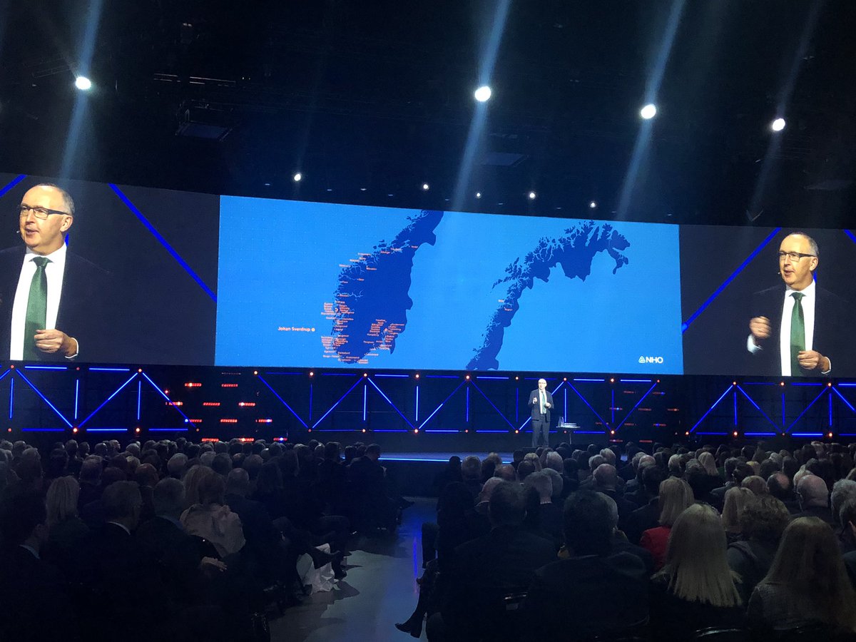 De som tror de kan beskytte seg til fremgang tar feil - <a href="/NHO_no/">NHO</a> president <a href="/arvid_moss/">Arvid Moss</a> på NHOs årskonferanse #viogverden