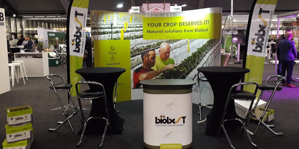 Our colleagues of Biobest are ready to welcome you today at Aardbeiendag in Den Bosch. Be sure to drop by! 👋🏻🍓

#Biobest #Aardbeiendag