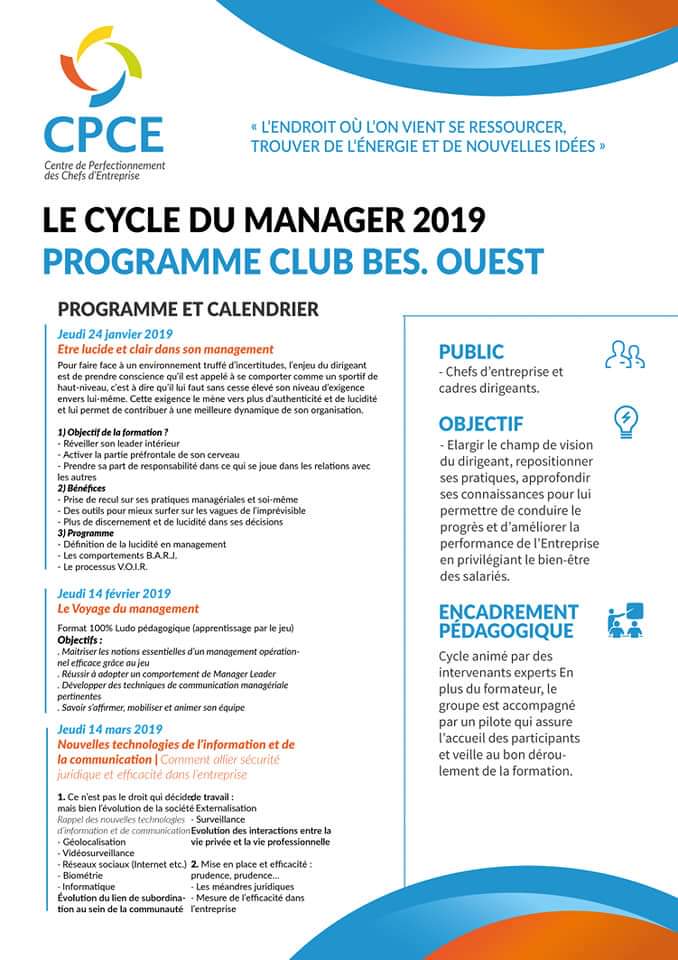 sandrindecembre's tweet image. Le cycle du manager 2019 
Programme de formation de Besançon Ouest.
Tel. 06 73 87 03 10 
#formation #Manager
#Besancon