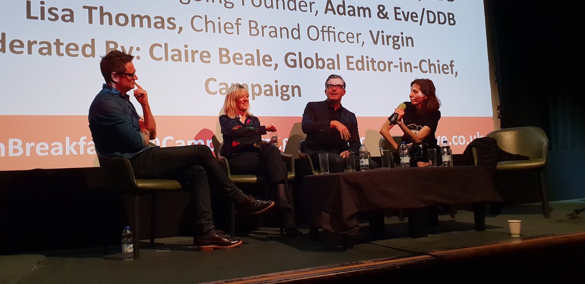 Great first panel at #CamBreakfast with David Golding, James Murphy and Lisa Thomas.