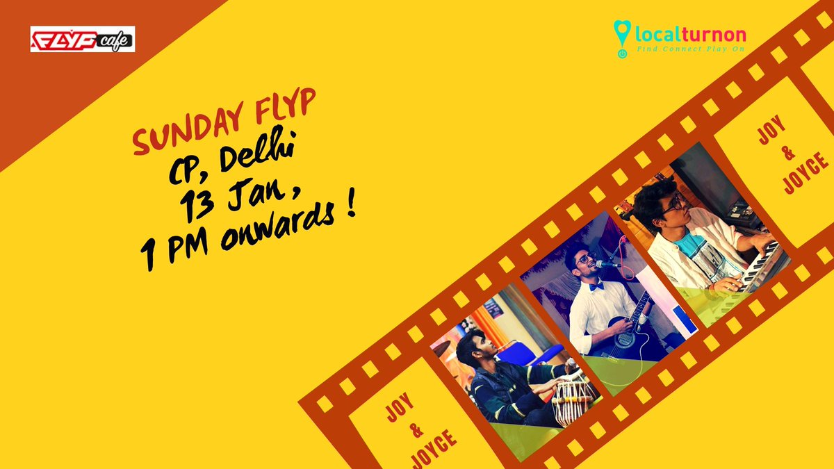 localturnon's tweet photo. #MUSIC @ #FLYPCafe #Delhi as #Localturnon #band JOY&amp;JOYCE gets onstage #Sunday 1 PM>>
#localturnon says its about #Jan #Winters spent wid #Music #Friends #Wine N #Dine @ dis #numerouno place in #Delhi

#sundayflyp collaboration of #Localturnon #FLYP brings best of #Music to you https://t.co/V99mh2Db7l