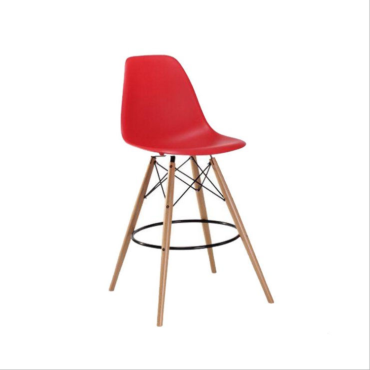 plastic bar chairs beech wood legs with matal frame