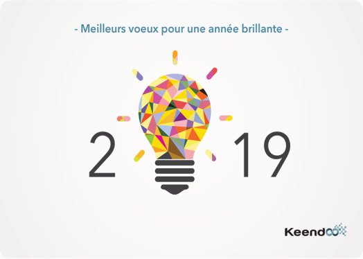 keendosoft's tweet photo. ✩ Keendoo vous souhaite ses meilleurs voeux pour la réussite de vos projets en 2019 ! ✩✩✩ https://t.co/XCf25GNhW6