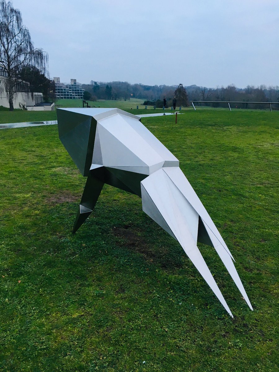 Watson_Design's tweet image. Lynn Chadwick’s ‘Beasts’ @SainsburyCentre. Great addition to the sculpture park.