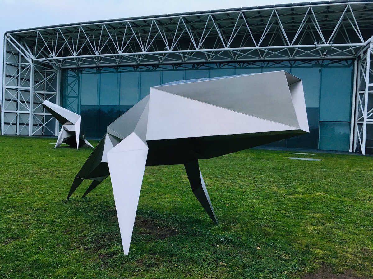 Watson_Design's tweet image. Lynn Chadwick’s ‘Beasts’ @SainsburyCentre. Great addition to the sculpture park.