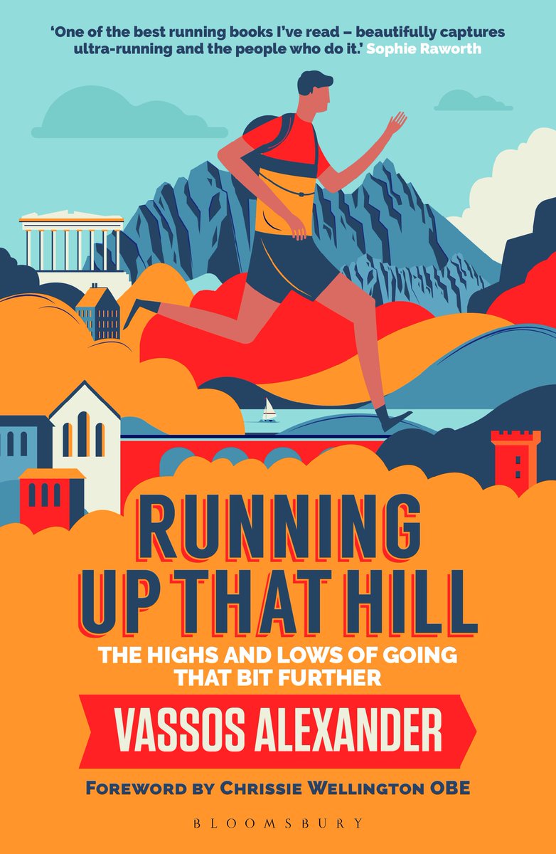 Ace new (orange!) cover for the paperback of Running up that Hill, it’s out tomorrow! tinyurl.com/ycw2lwcz @BloomsburyBooks