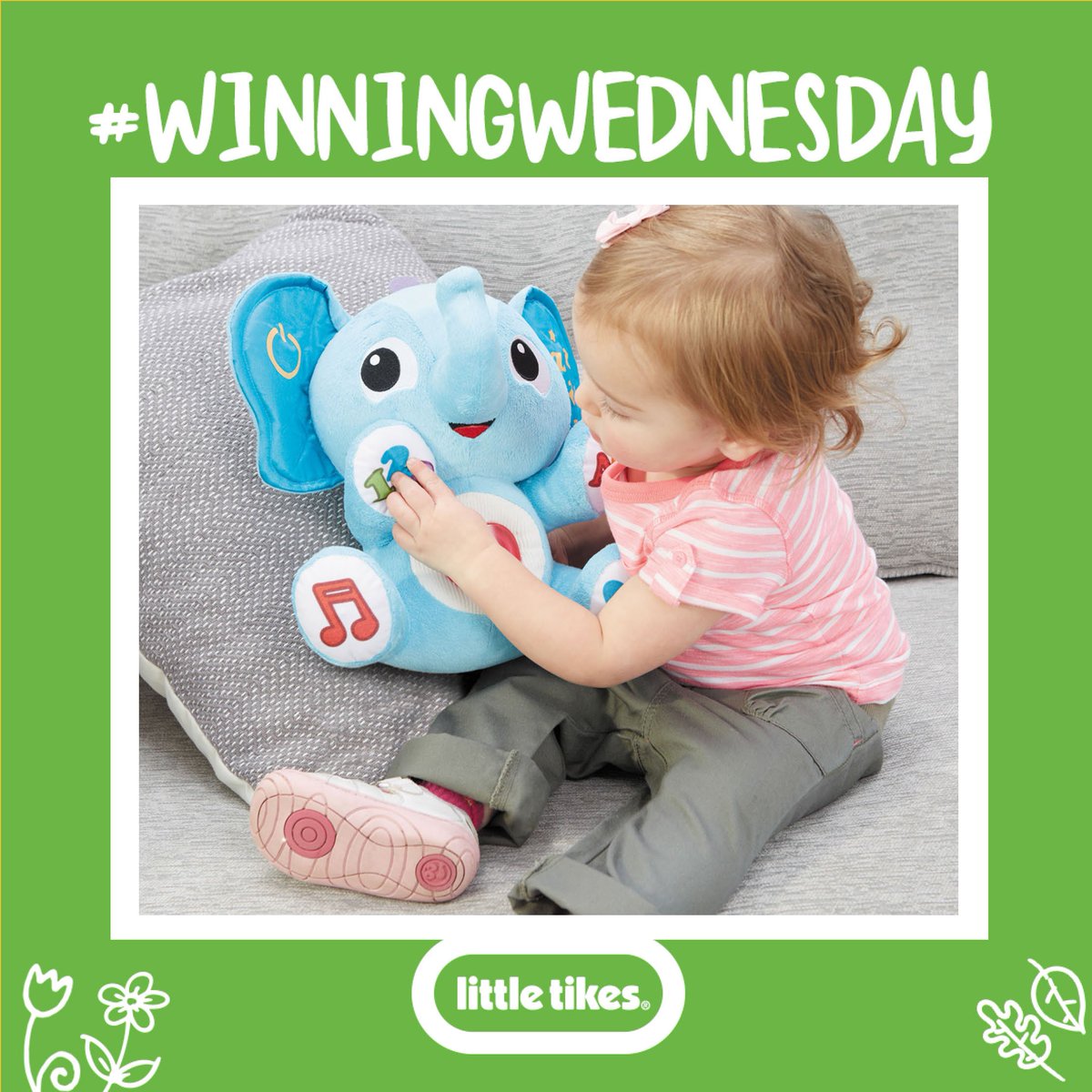 Winning Wednesday time!

We're giving away a super cute My Buddy Triumphant, he helps to teach your little one the alphabet! 🐘💙 To enter simply RT and follow!

Competition ends midnight tonight. T&amp;C's apply.