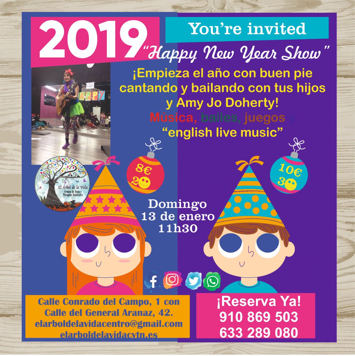 Sunday!! In El árbol de La vida! #familymusic #kidsinmadrid #elarboldelavida #shakerattleandrollmadrid