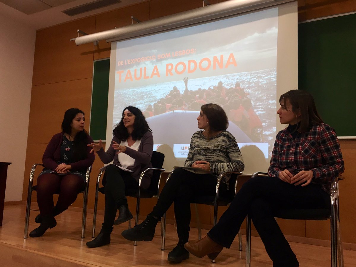 Ara mateix a la taula rodona de #SomLesbos. 

Tractem el problema dels refugiats des d’una perspectiva antropològica.

Apropeu-vos! 🔶 

#UABrefugi <a href="/FAS_UAB/">Fundació Autònoma Solidària - UAB</a>