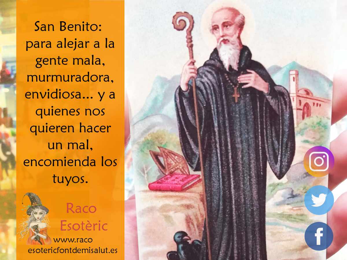 Raco_Esoteric's tweet photo. San Benito protector 👍

#RacoEsoteric #Reus #SanBenito #proteccion #oracion https://t.co/crIYYXcskB