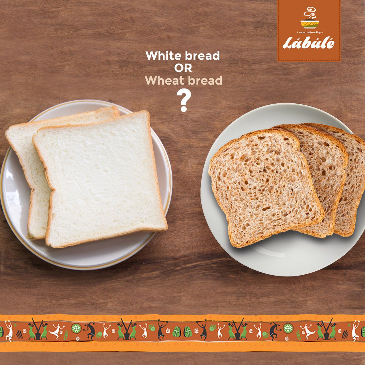 Labule_Ng's tweet photo. Going to the supermarket and don't know which to choose? See this.. 
White Bread may contain enriched flour, which only gives you a sugar spike without any nutritional value, While wheat bread contains Fibre, Vit B6, Zinc, magnesium amongst others.

#Labule #Food #Ogudu #Lekki https://t.co/z9R5tr5dx9