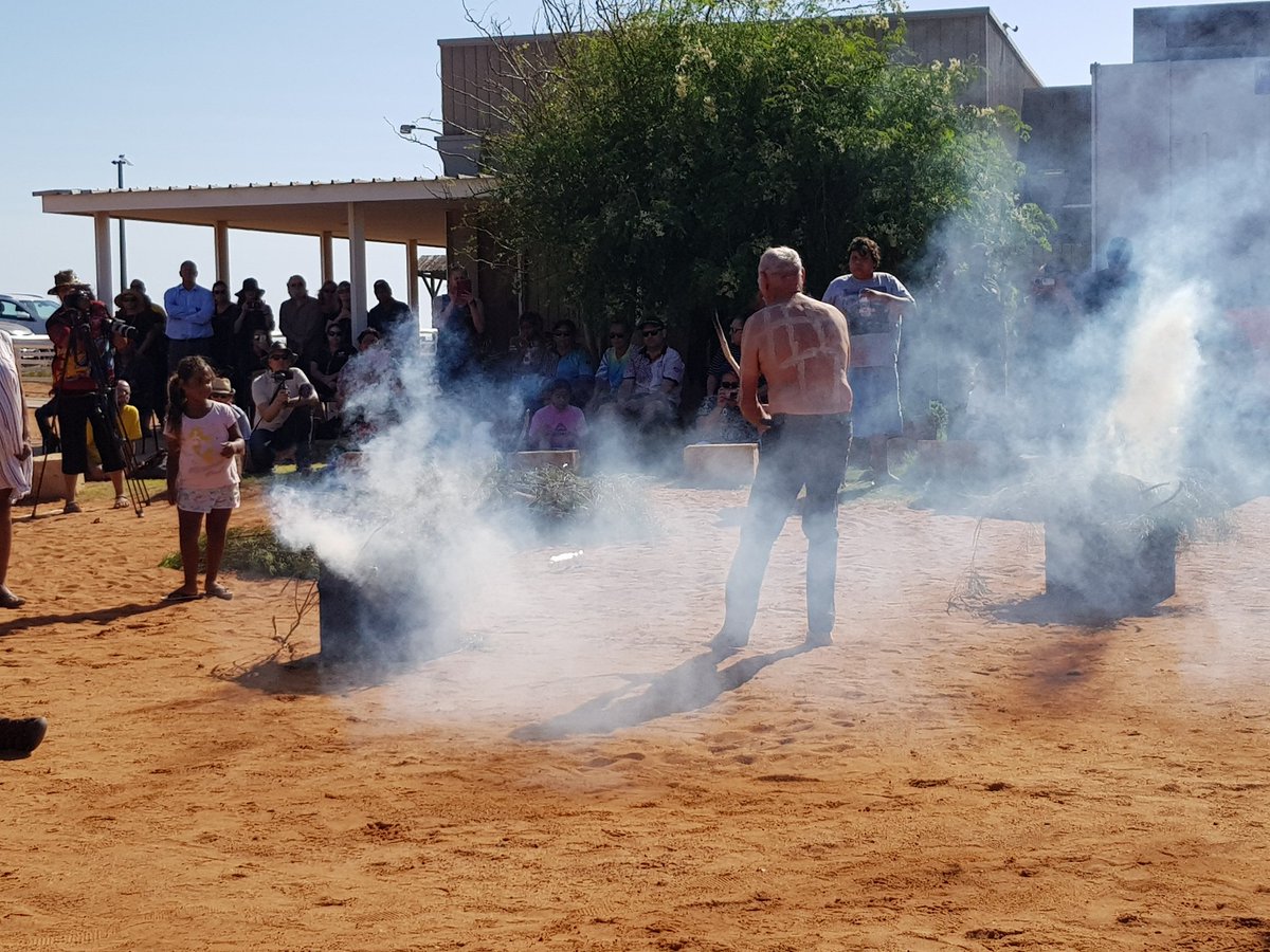 What a moving ceremony! 100 year commemoration of the closure of the Dorre &amp; Bernie Island Lock Hospitals. #fb