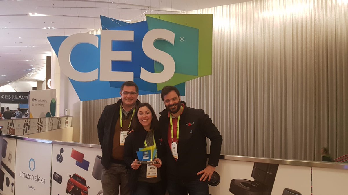 #CES2019 : Toutes nos félicitations à #Geoflex et #Ethera pour leurs  #CESAward 🏆
#IncubAlliance #Innovation #startups