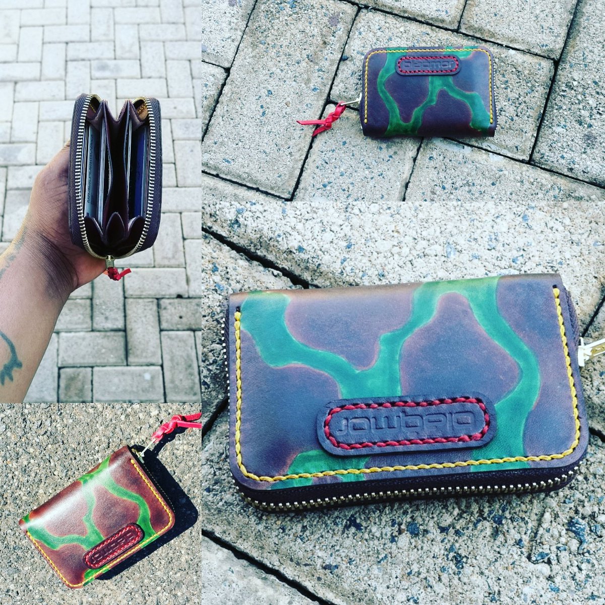 BlaqmorL's tweet photo. BlaqmorCraft| C R E A T I O N... Cardholders available @ R800...it can take up to 20 cards...
#Blaqmor
#MadeInAfrika
#HandCrafted
#HandStitched
#PiecesOfLeatherBeautifullyPutTogether https://t.co/8fEdHTvltc