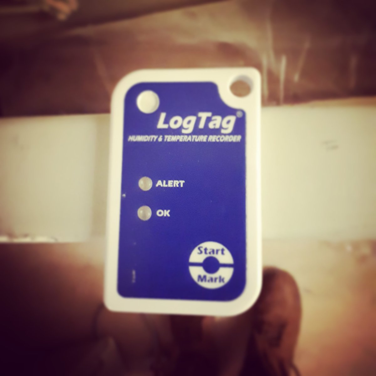 Ltonmuseum's tweet photo. The #LogTag is a tool we use to collect #data on #temperature and #relativehumidity in our #stores &amp; #galleries over time. Analysing this data helps us maintain &amp; improve #environmental conditions for our #collections!

#wednesdaywisdom #environmentalmonitoring #collectionscare https://t.co/48Acc8XRJR