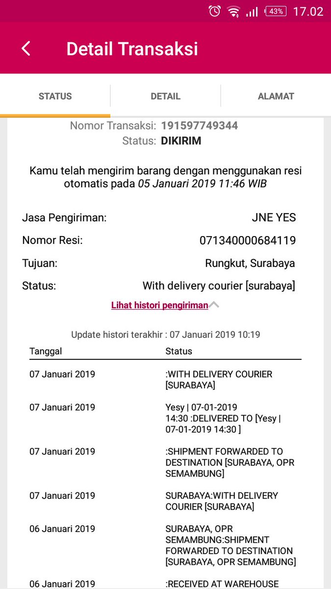 SeptiyanS's tweet photo. @BukaBantuan 
Selamat sore admin
saya mau komplain knapa tenggat waktu yang sangat lama dana penjualan masuk ke rekening pelapak padahal barang sudah sampai tanggal 7 tapi pihak pembeli dengan sengaja tidak mengklik tombol konfifrmasi barang sudah sampai
191597749344 https://t.co/5cczHsb2uA