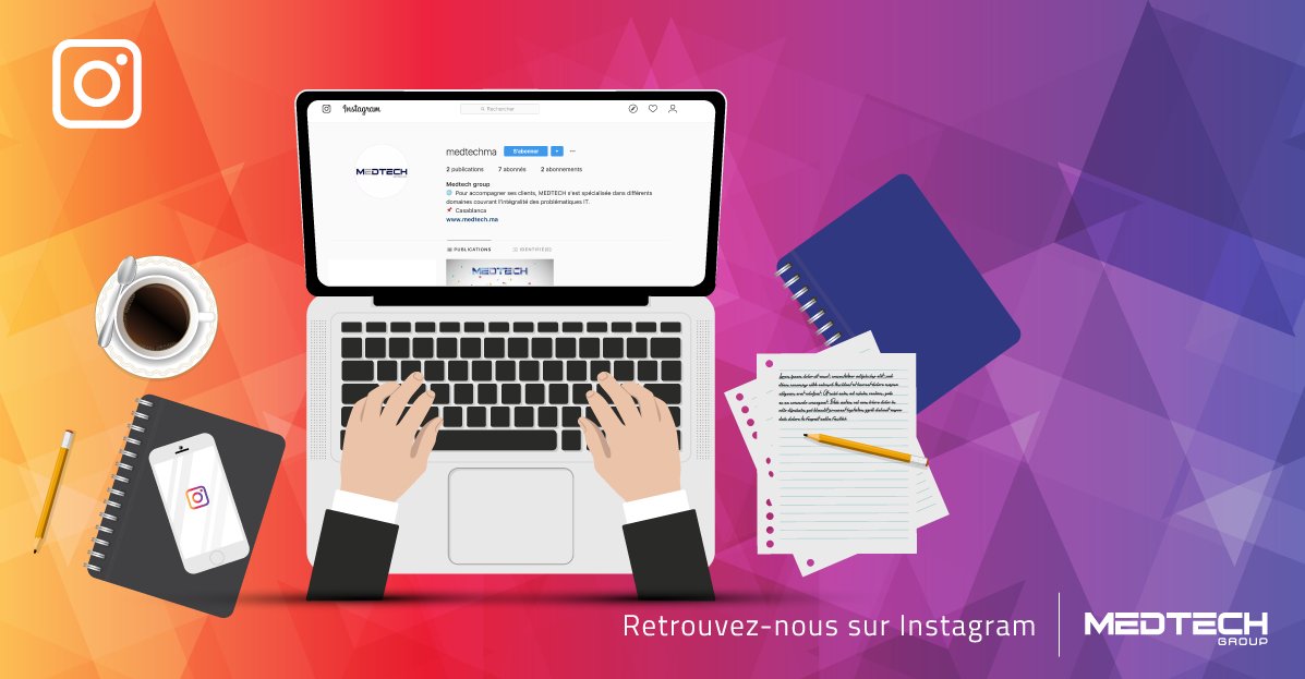 medtechmaroc's tweet photo. Medtech est sur Instagram ! Retrouvez nous sur Instagram @medtechma https://t.co/BhoHZ5PMQM https://t.co/hHZ1bzNEax