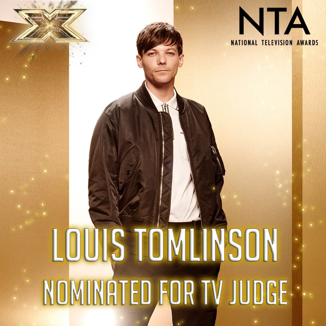 TheXFactor's tweet photo. Our next #NTA nominee is, @Louis_Tomlinson 👏 He did an incredible job on his first year of #XFactor, so go vote for him!🙌 
https://t.co/EBQ5WkSPIr https://t.co/ZNL7DlwLOR