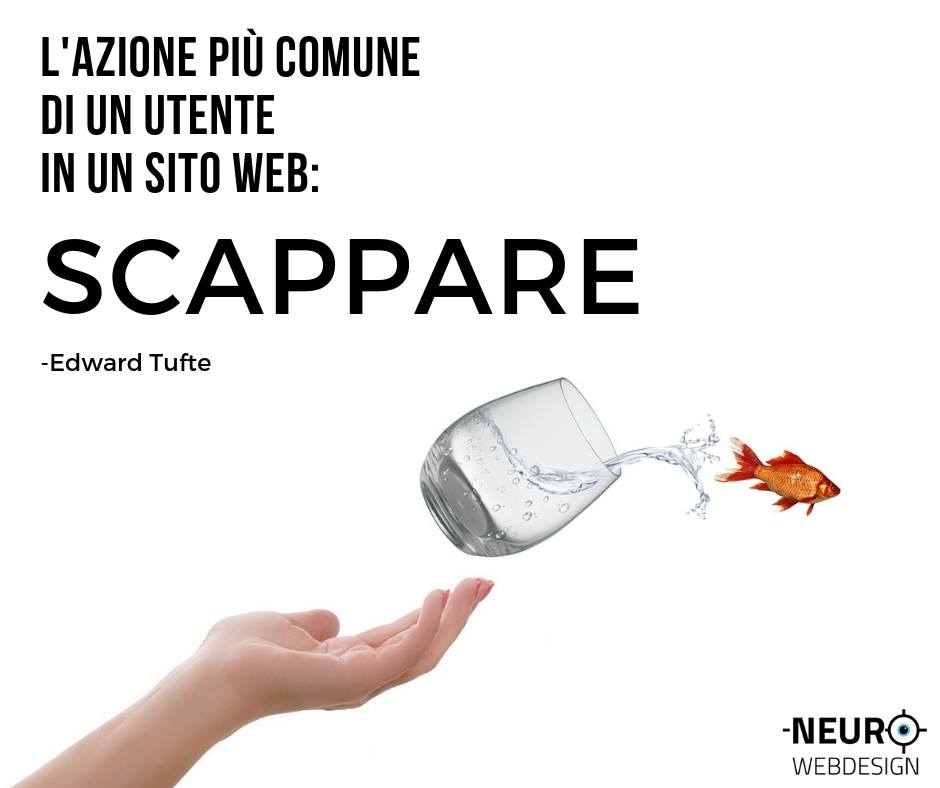 Neuro_WebDesign's tweet photo. 📢Neuro-Quotes
"L'azione più comune di un utente in un sito web: scappare"
💡 Quando il #design di un sito si focalizza maggiormente sul prodotto piuttosto che sulla #Userexperience, l'utente tende abbandona più velocemente la piattaforma.
#neuromarketing #neurowebdesign #UX https://t.co/JZNNvwNHwE