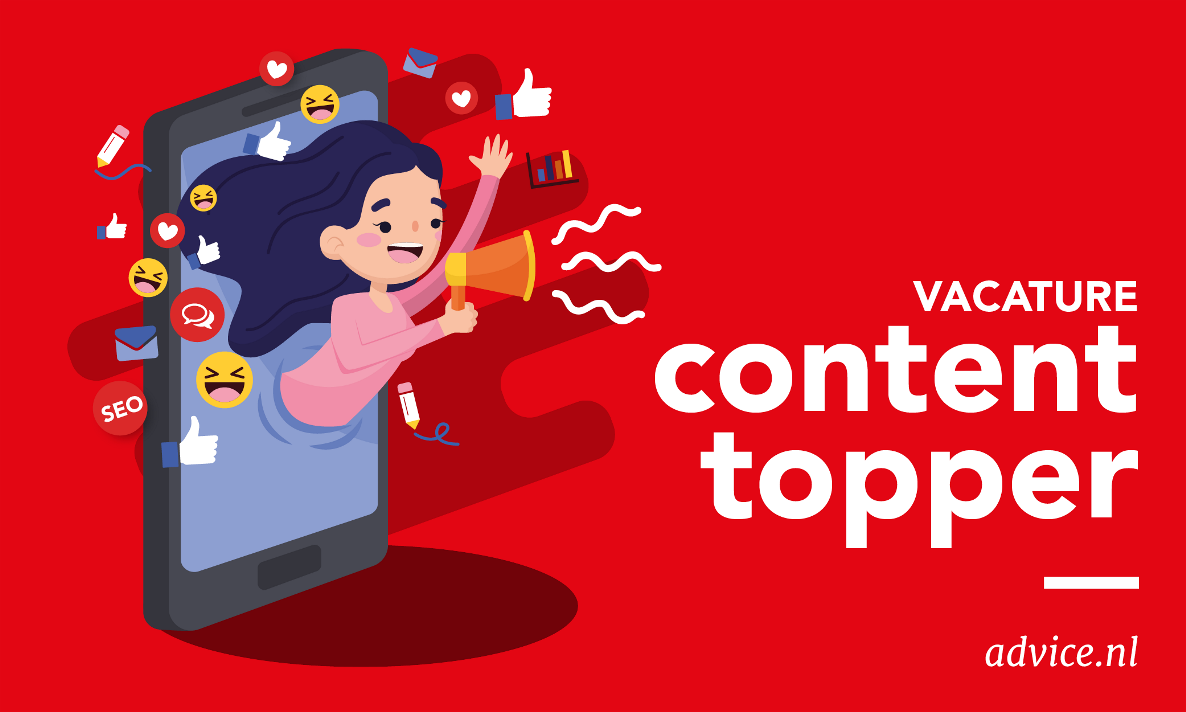 Hé content topper!🤩 Ben jij of ken jij de gedreven en creatieve content marketeer die wij zoeken? Neem snel een kijkje op onze website voor de vacature👉 advice.nl/contentmarkete… #advice #contentmarketeer #vacature