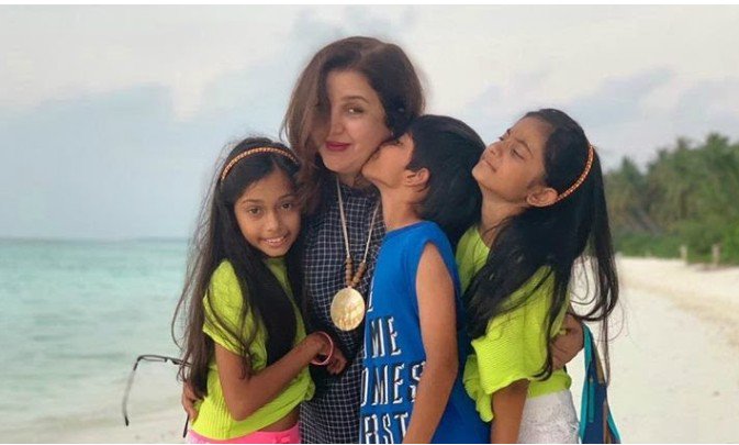 A big happy birthday to Farah khan from bollywood tv reporter  