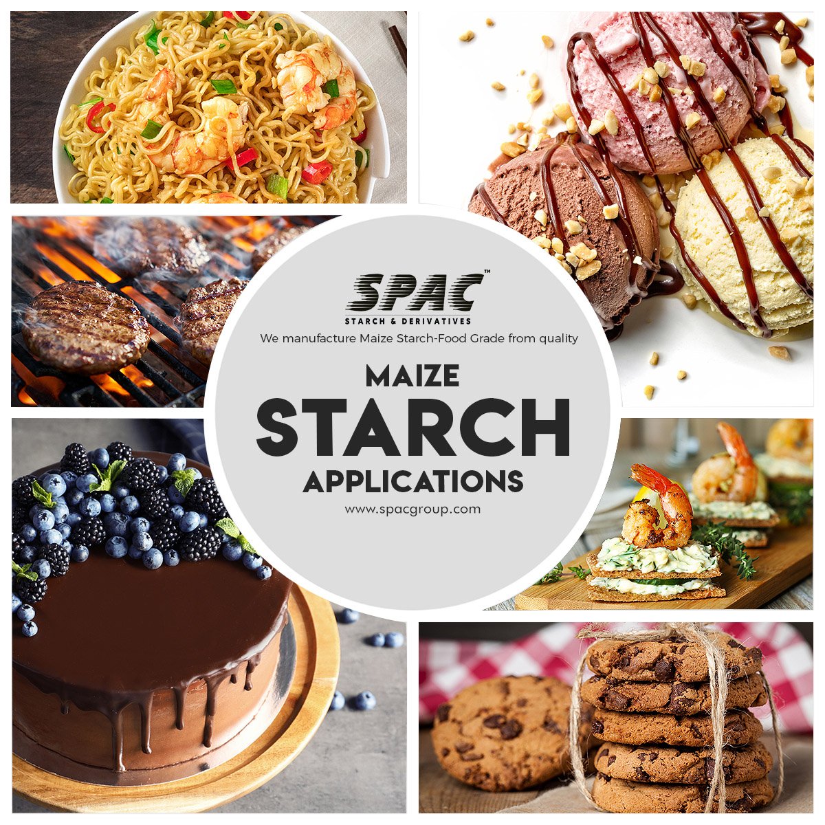 SpacStarch's tweet photo. Our Maize starches have many applications in food industries to prepare confectionery, bakery, sweeteners, brewing, distillery, soft drinks &amp; more!

Reach us to get more info @SpacStarch - https://t.co/biTjuPFCAx

#SPAC #Starch #Food #Textile #SPACJet #Packaging #Adhesive https://t.co/7Xsa1c7jHb